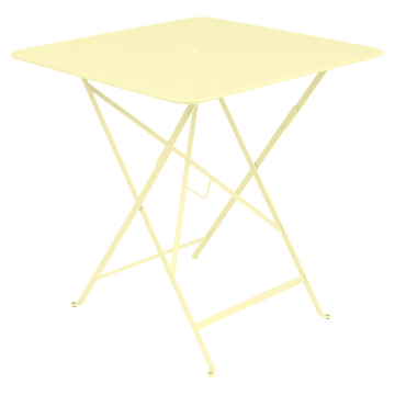 Mesa Cuadrada Bistro Acero Limon Frio 71X71