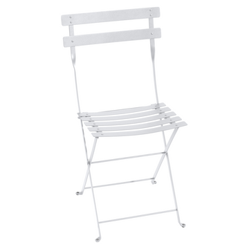 Silla Plegable Bistro Acero Blanco