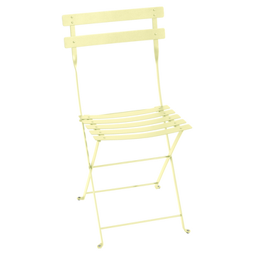 Silla Plegable Bistro Acero Limon Frio