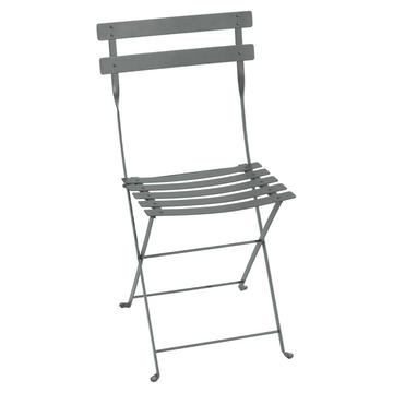 Silla Plegable Bistro Acero Gris Piedra