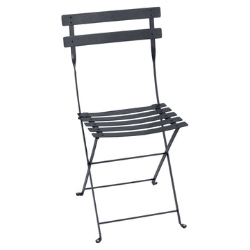 Silla Plegable Bistro Naturel Acero Madera Carbon