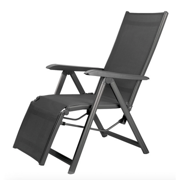 Camastro Relaxer Aluminio Textilene Antracita/Gris